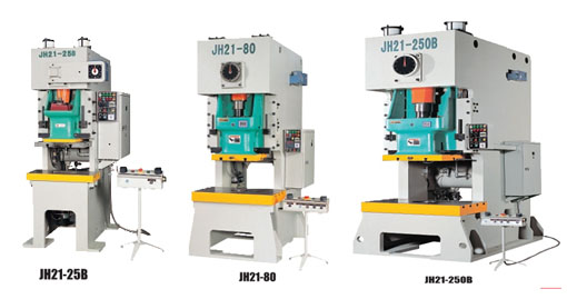 JH21干式離合、液壓保險開式固定臺壓力機